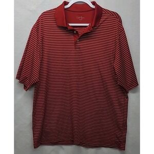 Walter Hagen Golf‎ Mens Short Sleeve Polo Lightweight Shirt Striped size Large